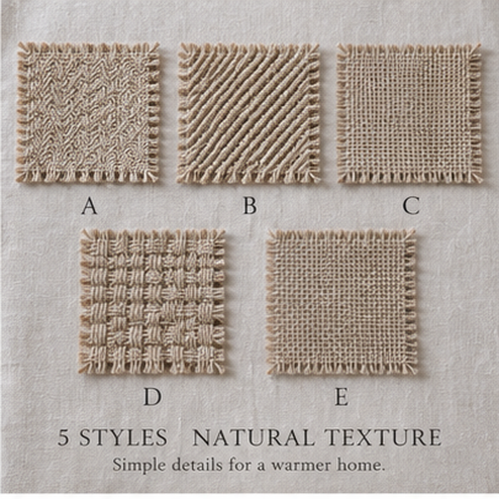 Natural Woven Coaster Set