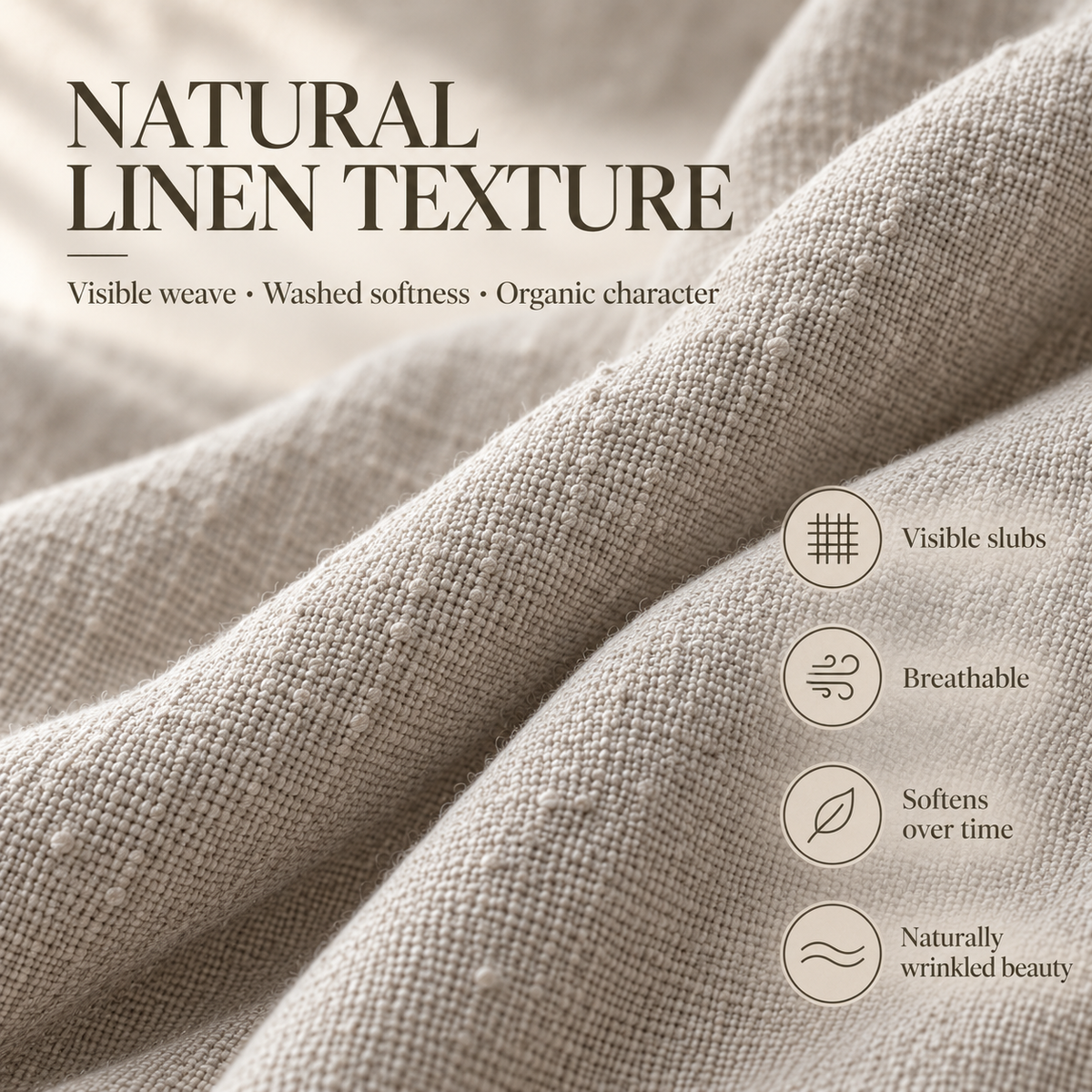 Heavyweight Linen Sofa Cover