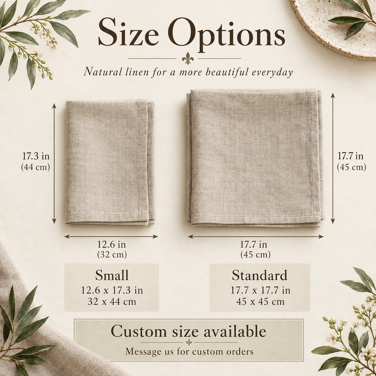 French Country Linen Napkin