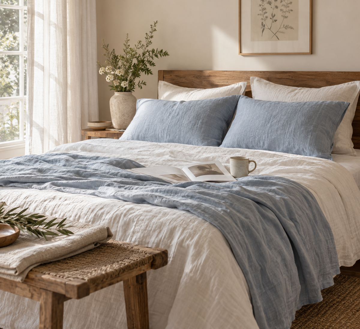 Pure Linen Envelope Pillowcase